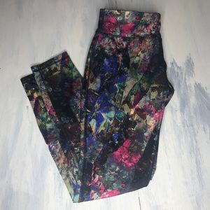 Danskin Multicolor Printed Leggings small